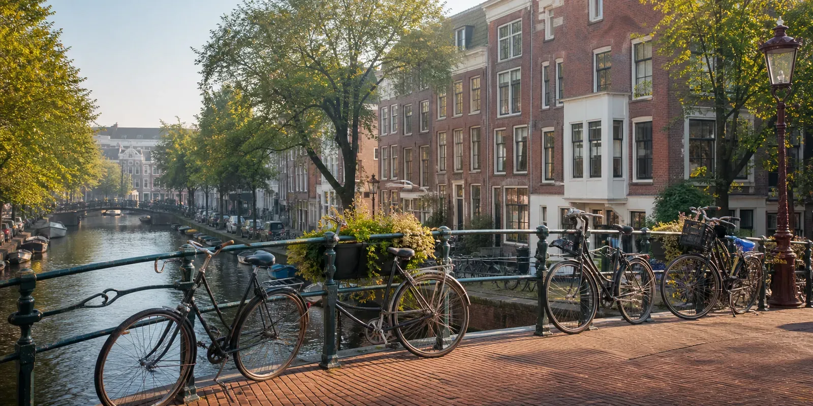 Nederlandse gracht met fietsen, Nederlands leren in het dagelijks leven